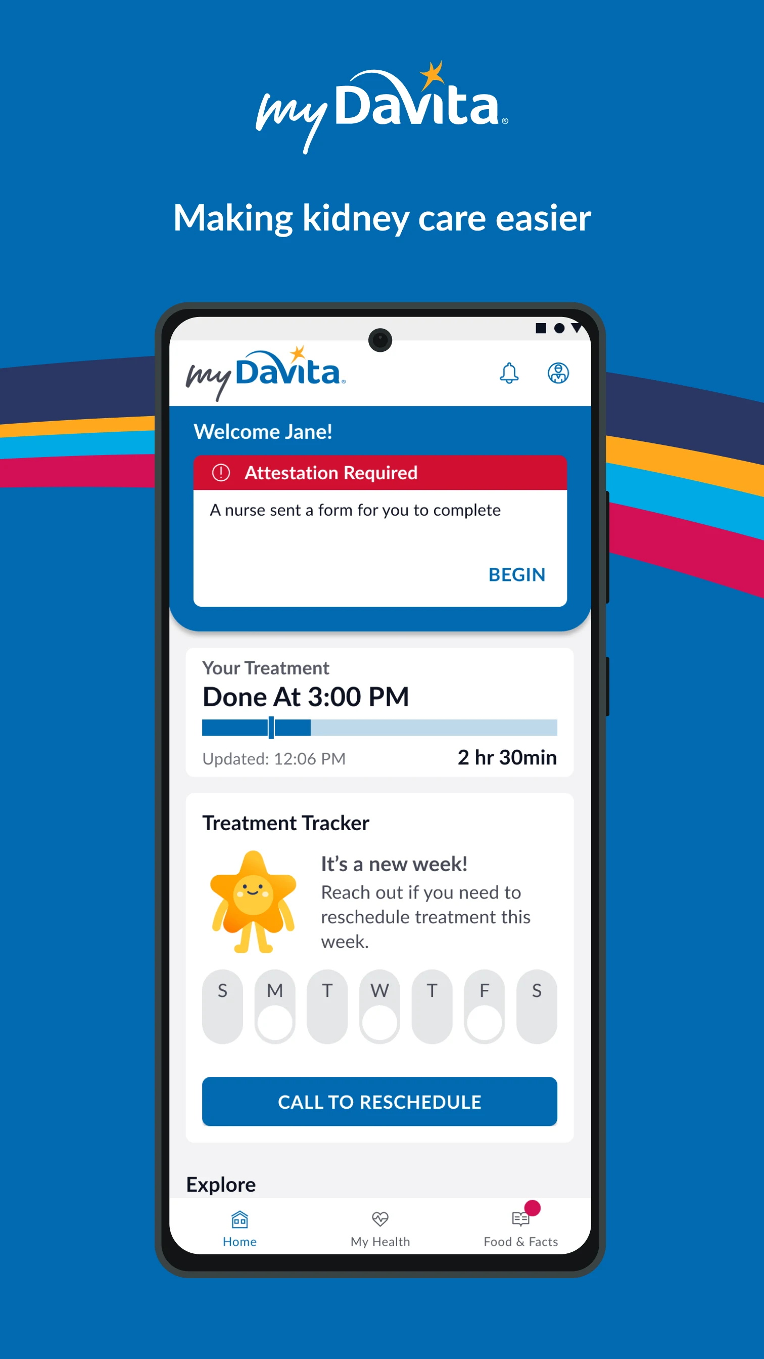 myDaVita screenshot